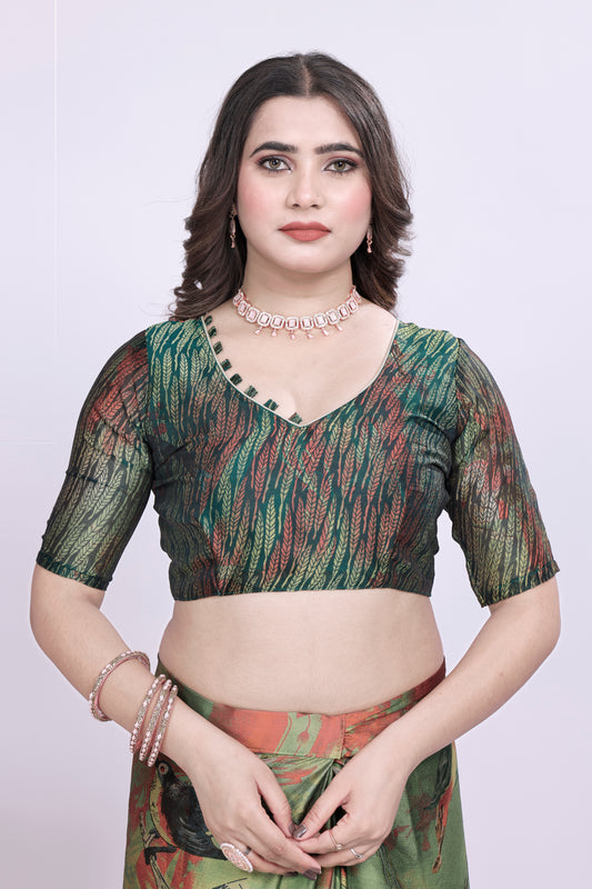 PRINTED FANCY CHIFFON SAREE