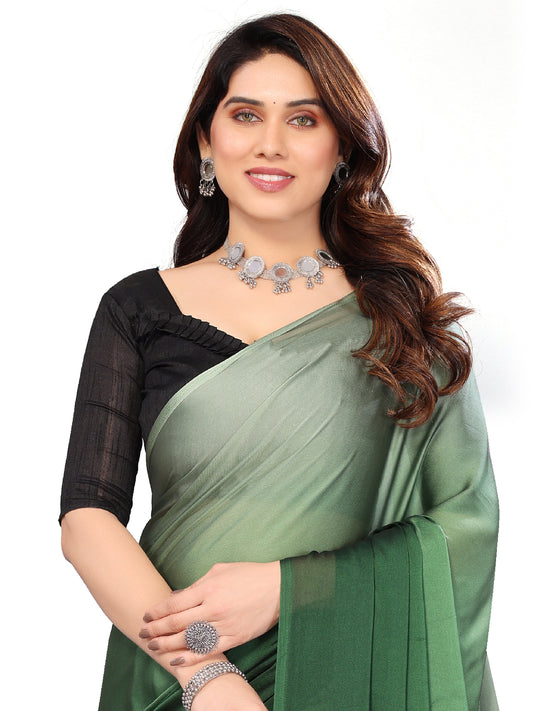 TWO TONE GEORGETTE SAREE