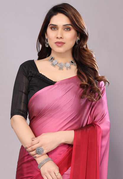 TWO TONE GEORGETTE SAREE