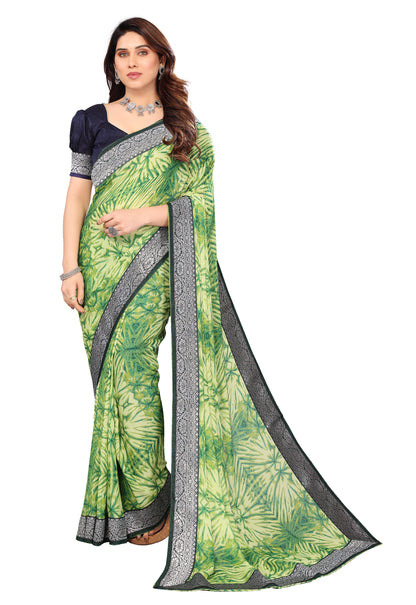 CHIFFON LACE WORK SAREE